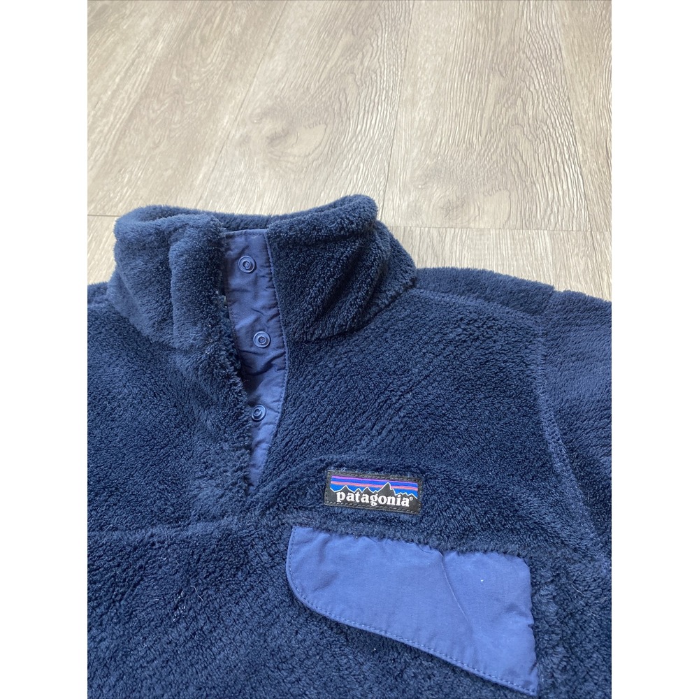 Patagonia Jacket Women's Small S Fleece Snap T Fuzzy Sherpa Synchilla Winter